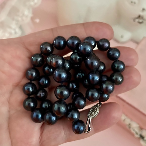 South sea Tahitian pearl necklace - Picture 4 of 9